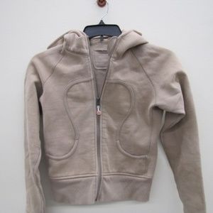 Lululemon Gray/Beige Scuba Hoodie